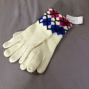 Vintage 70s/80s Ann August Knit Gloves NOS Made in Taiwan Acrylic Wool 1 Size